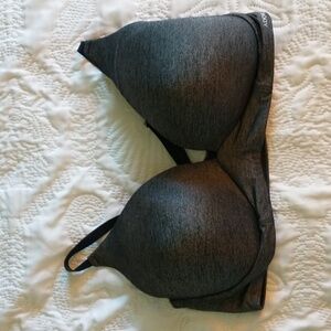 Adore Me Wireless Racerback Bra Size 38DD Black NWT